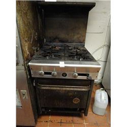 US Range Gas 4-Burner Range