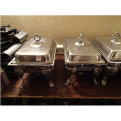 5 Ornate Chafing Dishes - 5 Times the Money