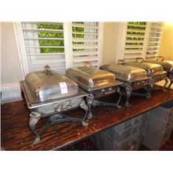 5 Ornate Chafing Dishes - 5 Times the Money