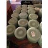 Image 1 : 20 Stacks of Swirl Glass Salad Plates - 20 Times the Money - No Shipping