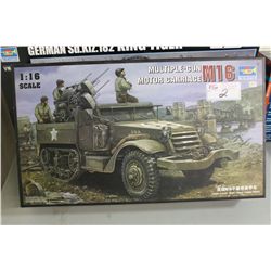 1/16 SCALE TRUMPETER MULTIPLE-GUN MOTOR CARRIAGE M16 MODEL NEW IN THE BOX