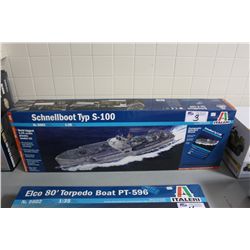 1/35 SCALE ITALERI SCHNELLBOOT TYP S-100 MODEL NEW IN THE BOX