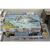Image 1 : LOT OF 3 -1/35 SCALE MILITARY HELICOPTER MODELS NEW IN THE BOX