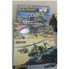 Image 2 : LOT OF 3 -1/35 SCALE MILITARY HELICOPTER MODELS NEW IN THE BOX