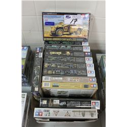 LOT OF 12 -1/48 SCALE TAMIYA MILITARY TANK MODELS NEW IN THE BOX