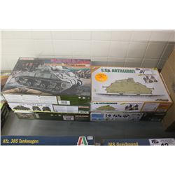 LOT OF 5 -1/35 SCALE DRAGON MILITARY TANK MODELS NEW IN THE BOX