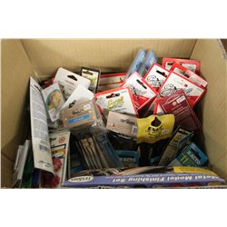 BOX LOT OF ASSORTED MODEL MAKING ACCESSORIES