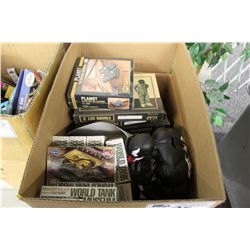 BOX LOT OF ASSORTED MODEL MAKING ACCESSORIES