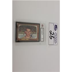 1966-67 TOPPS #35 BOBBY ORR ROOKIE CARD KSA GRADED 6