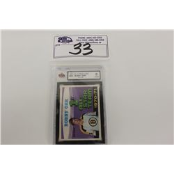 1971-72 O-PEE-CHEE #251 BOBBY ORR 1ST ALL STAR TEAM KSA GRADED 8 NMM