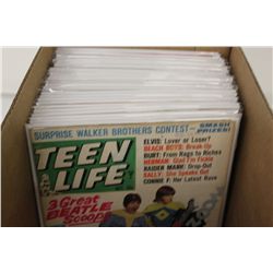 16 MAGAZINE 25 ISSUE RUN + OTHER 1960'S POP MAGAZINES. (BEATLES, MONKEES, CHER & SONNY, TEC.)