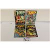 Image 1 : X-MEN LOT - 4 COMICS -N LOW-MID GRADE - #'S 52, 57, 72, 90