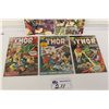 Image 3 : 5 THOR KEY COMICS - LOW-MID GRADE - JOURNEY INTO MYSTERY #109 LOW GRADE INTACT BOOK