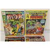 Image 2 : DEFENDERS LOT - 4 COMICS - LOW-MID GRADE - MARVEL FEATURE PRESENTS 31-3 LOW-MID GRADE SOLID BOOKS