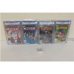 WOLVERINE (1982) LIMITED SERIES 1-4 ALL CGC GRADED VF+ - MOVIE COMING SOON. AN AMAZING SET WITH