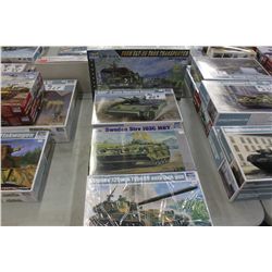 LOT OF 4- 1/35 SCALE TRUMPETER MILITARY MODELS