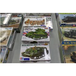 LOT OF 6- 1/35 SCALE TAMIYA MILITARY MODELS