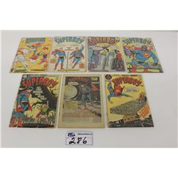 LOT OF 7 SUPERBOY COMICS FROM 1960'S ADVENTURE #364  SUPERBOY #119, 123, 142, 157, 160, 176