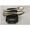 Image 10 : 2126 GRAMS OF STERLING SILVER FLATWARE- NORTHUMBRIA AND INTERNATIONAL STERLING PLUS KNIVES