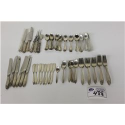 2568 GRAMS OF STERLING SILVER FLATWARE- BIRKS AND INTERNATIONAL STERLING PLUS STERLING SILVER