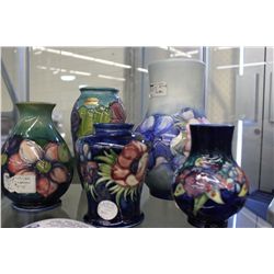 ASSORTED MOORCROFT POTTERY