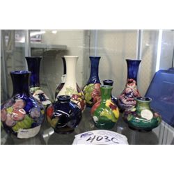 ASSORTED MOORCROFT POTTERY