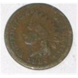 1884 INDIAN HEAD PENNY RED BOOK VALUE IS $6.00+ *RARE KEY DATE EARLY GOOD GRADE*!!