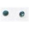 Image 1 : .10 CARAT TDW PAIR 2 TOTAL BEAUTIFUL VERY RARE BLUE DIAMONDS *ALL TESTED AS AUTHENTIC* ROUND CUTS!!
