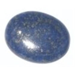 34.70 CARAT NATURAL LAPIS LAZULI *HUGE* OVAL CABACHAN CUT & FACETED *MINED IN AFGHANISTAN*!!