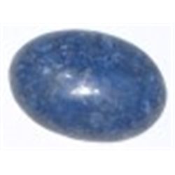 29.40 CARAT NATURAL LAPIS LAZULI *HUGE* OVAL CABACHAN CUT & FACETED *MINED IN AFGHANISTAN*!!