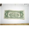 Image 2 : 1963 SERIES $2 *RED SEAL* DOLLAR BILL SERIAL # A07890637A *NICE EARLY BILL*!!