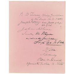 Supreme Court: Taney Court