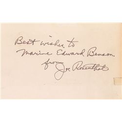 Iwo Jima: Joe Rosenthal