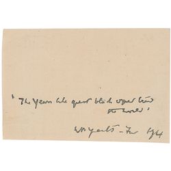 William Butler Yeats