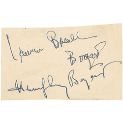 Humphrey Bogart and Lauren Bacall