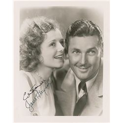Janet Gaynor and Charles Farrell