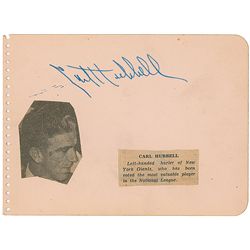 Goose Goslin and Carl Hubbell