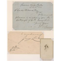 P. T. Barnum and Jenny Lind