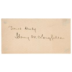 Henry Wadsworth Longfellow