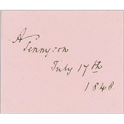 Alfred Lord Tennyson