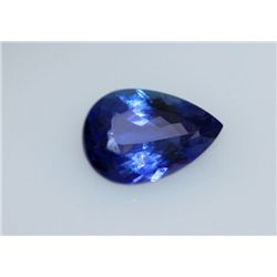 1.74 CTW TANZANITE PEARCUT 7X10.5MM