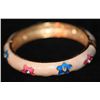 Image 1 : MULTICOLOR AND CZ BRASS BANGLE