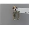 Image 1 : 17.75 CTW GREEN AMETHYST PENDANT .925 STERLING SILVER