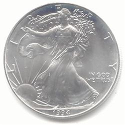 Uncirculated Silver Eagle 1994