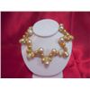 Image 1 : NATURAL 60.00 CTW YELLOW & WHITE PEARL VINE BRACELET