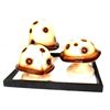 Image 1 : DECORATIVE BROWN MUSHROOMS CANDLE SET