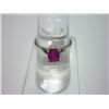 Image 1 : NATURAL 9.50 CTW RUBY RING .925 STERLING SILVER