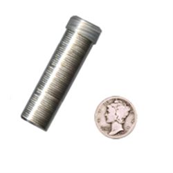 90% Silver Mercury Dimes Roll (50 pcs.)