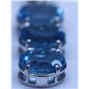 Image 1 : 19.70 CTW BLUE TOPAZ PENDANT .925 STERLING SILVER