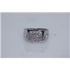 Image 1 : 19.10  CZ RING .925 STERLING SILVER